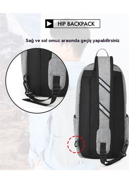 Tek Omuzlu Çanta, Erkek Göğüs Çantası, Her Kombinle Uyumlu (Yurt Dışından) fiyatları