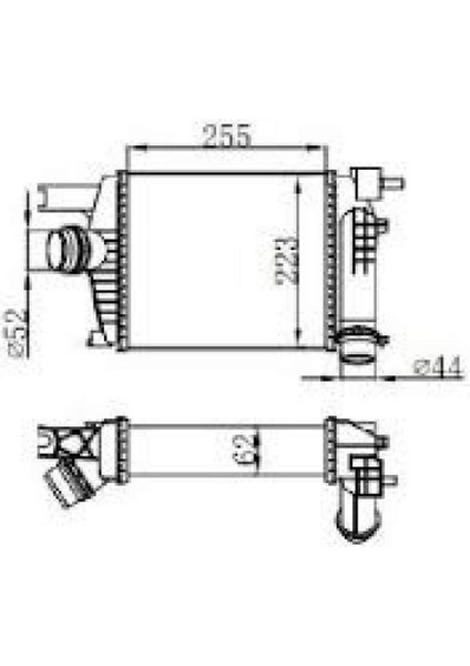 Turbo Radyatörü Intercooler Clio Iv-Captur-Logan Ii-Sandro Ii 1.5dci-Clio Iv-0.9tce-1.2tce-1.6 13 Gnzrz