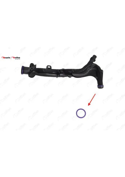Devirdaim Borusu Contasi 108-208-301-308-2008-C1-C3-C4 Cactus-C-Elysee-Ds3-Crossland X-Aygo 1.2 Nifea 9831655280 Cıtroen, Toyota, Vauxhall, Opel, Peugeot 17160