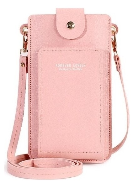 Cep Telefonu Çantası Kadın Katlanır Küçük Crossbody Çanta Kore Versiyonu Küçük Çok Fonksiyonlu Büyük Kapasiteli Bozuk Para Cüzdanı Kart Çantası Kadın (Yurt Dışından)