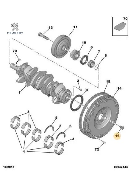 Volan Civatasi Peugeot 0537.40