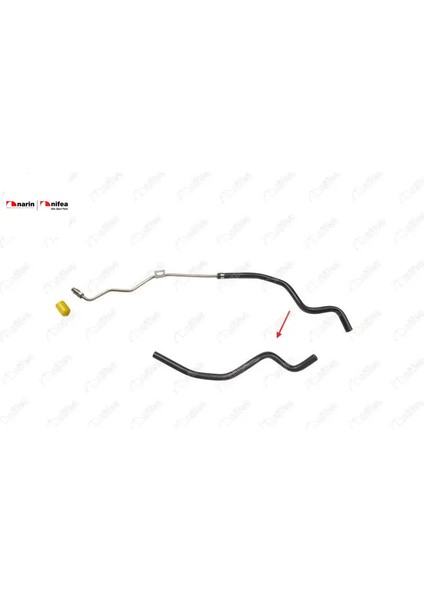 Basinç Kaptörü Hortumu Metal Boru Hariç Duster 1.5 Dci 10-20 Nifea 208150018R Renault, Dacıa 11006