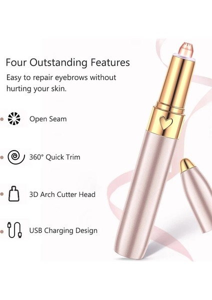 Şarj Edilebilir Elektrikli Kaş Düzeltici Makyaj Ağrısız Kaş Ruj Epilatör Mini Tıraş Makinesi Jilet Taşınabilir Yüz Saç Çıkarıcı (Yurt Dışından) fiyatları