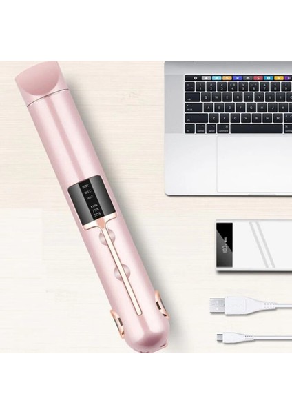Taşınabilir USB Şarj Edilebilir Saç Düzleştirici ve Bigudi Seyahat Düz Saç Değnek Kablosuz Düzleştirici Bukle Makinesi (Yurt Dışından) indirimleri