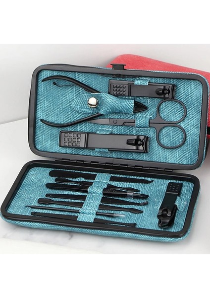 12 Adet/takım Yeni Manikür Tırnak Makası Pedikür Seti Taşınabilir Seyahat Hijyen Kiti Paslanmaz Çelik Tırnak Kesici Alet Seti Dropshipping (Yurt Dışından) fiyatları