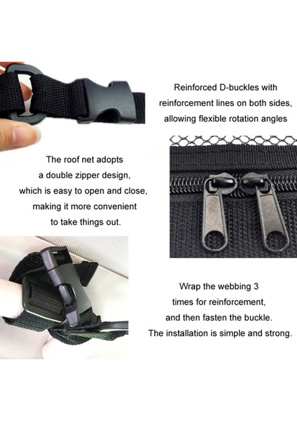 88X59X110CM Araç Tavan Kargo Ağı Üçgen Şekilli Araç Tavanı Güçlü Yük Taşıyıcı Cep (Yurt Dışından) indirimleri