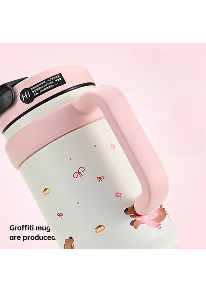 Büyük Kapasiteli Paslanmaz Çelik Buz Akışı Pipet Yalıtımlı Kupa 1000ML (Yurt Dışından) fiyatları