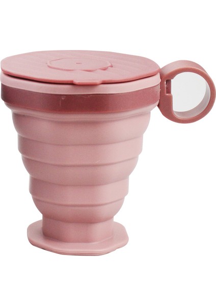 Seyahat Taşınabilir Silikon Katlanabilir Kahve Seyahat Kapaklı Su Dağı (Yurt Dışından)