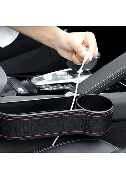 HY-C16 Çok Işlevli Oto Koltuk Boşluğu Saklama Kutusu Araba Bardak Tutucu Koltuk Düzenleyici-Sürücü Tarafı/siyah (Yurt Dışından) modelleri