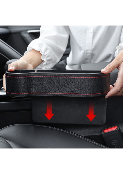 HY-C16 Çok Işlevli Oto Koltuk Boşluğu Saklama Kutusu Araba Bardak Tutucu Koltuk Düzenleyici-Sürücü Tarafı/siyah (Yurt Dışından) fırsatları