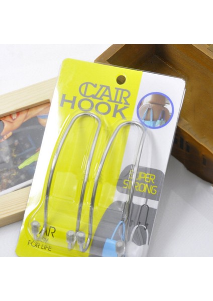 2 Adet Araba Koltuğu Sırtlığı Başlık Askısı Kancası Çanta Bez Düzenleyici Tutucu 3X11X3,4 cm (Yurt Dışından) fiyatları