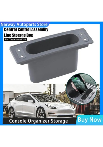 Tesla Mode 3 / Y Orta Konsol Veri Kablosu Cep Telefonu Saklama Kutusu Için TSL988 (Yurt Dışından) fiyatları