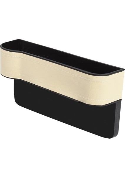 Araba Ön Koltuk Dikiş Saklama Kutusu Araba Koltuğu Dolgu Boşluğu Telefon Şişe Bardak Tutucu Düzenleyici-Bej / Sürücü Tarafı (Yurt Dışından)