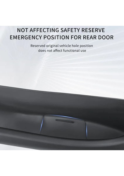 TSL1108 Tesla Model Y Tpe Araç Kapısı Iç Mekan Konteyneri Için 2 Adet Saklama Kutusu-Ön Kapı (Yurt Dışından) indirimleri