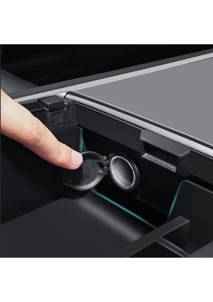 Tesla Model 3 / Y Abs+Flocking Araç Merkezi Kontrol Çöp Kutusu Düzenleyici Saklama Kutusu Çöp Konteyneri-Ön (Yurt Dışından) fiyatları