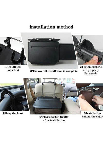 Shunweı SD-1508B Araba Koltuğu Montajlı Katlanabilir Yemek Tepsisi Çekmeceli Direksiyonlu Dizüstü Bilgisayar Masası (Yurt Dışından) modelleri