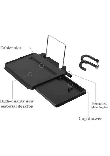 Shunweı SD-1508B Araba Koltuğu Montajlı Katlanabilir Yemek Tepsisi Çekmeceli Direksiyonlu Dizüstü Bilgisayar Masası (Yurt Dışından) indirimleri