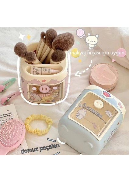 Çocuk Karikatür Kırtasiye Kutusu/yaratıcı Sevimli Sevimli Domuz Öğrenci Kalem Tutucu/çok Fonksiyonlu Saklama Kutusu, DL063 (Yurt Dışından) modelleri