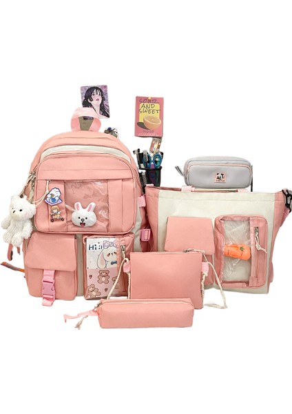 Öğrenci Sevimli Büyük Kapasiteli Sırt Çantası (Yurt Dışından)
