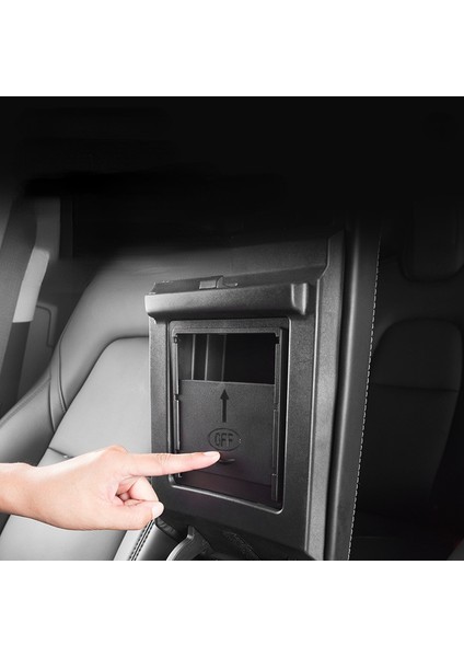 M30153 Tesla Model 3 / Y Araç Orta Kontrol Kol Dayama Düzenleyici Abs Saklama Kutusu Gizlilik Koruma Kabı (Yurt Dışından) fırsatları