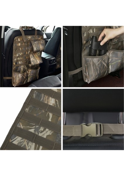 2 Adet / Takım 600D Oxford Kumaş Kamuflaj Araba Koltuğu Arkası Askılı Saklama Çantası-Reed Kamuflaj (Yurt Dışından) indirimleri