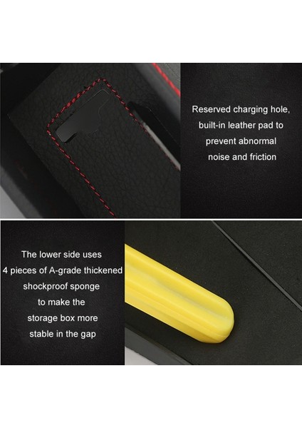 Araba Ön Koltuk Dikiş Saklama Kutusu Araba Koltuğu Dolgu Boşluğu Telefon Şişe Bardak Tutucu Düzenleyici-Siyah / Yolcu Tarafı (Yurt Dışından) modelleri