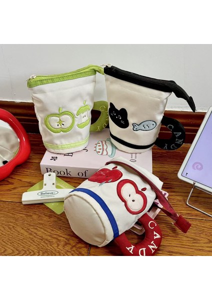 Silindirik Katlanabilir Büyük Kapasiteli Kalem Kutusu Saklama Çantası (Yurt Dışından) indirimleri