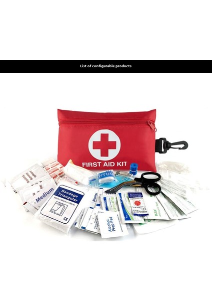 104 Adet Seyahat Araba Ev Acil Ilk Yardım Çantası Taşınabilir Açık Hava Tıbbi Hayatta Kalma Çantası (Yurt Dışından) indirimleri