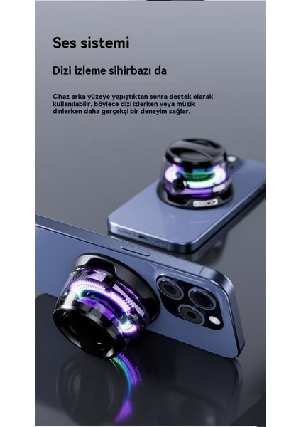 Açık Taşınabilir Mini Manyetik Emici Kablosuz Bluetooth Standı Küçük Stereo (Yurt Dışından) fırsatları