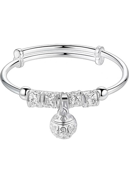 KUOFENG00143YENI, Katı Gümüş Kaplama Kadın Bileziği Zarif ve Çok Yönlüdür. (Yurt Dışından)