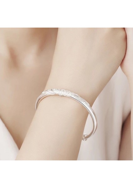 KUOFENG00146ÇIN Tarzı Elektroliz Kaplama Gümüş Bileklik Kadın Modası Sade (Yurt Dışından) fiyatları