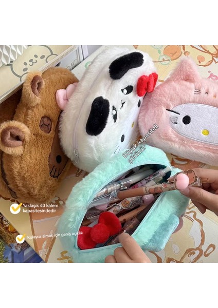 Hellokitty Büyük Kapasiteli Peluş Kalem Çantası (Yurt Dışından) fiyatları