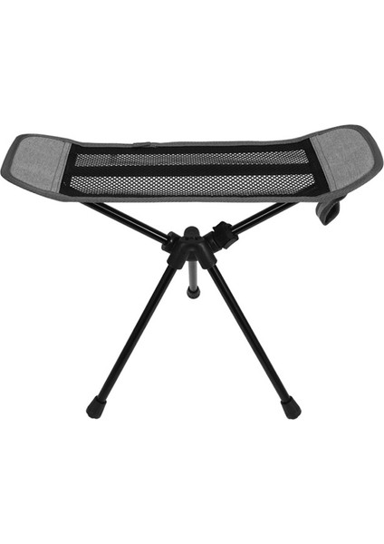 Açık Hava Ayak Destek Taburesi Dinlenme Uyku Koltuğu Ayak Dayanağı Alüminyum Alaşımlı File Kumaş Katlanır Tembel Ayak Dayanağı-Gri (Yurt Dışından)