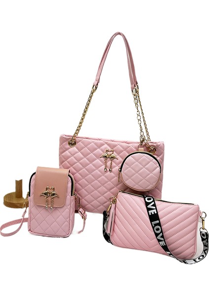 Lüks Örgü Pratik Omuz Çantası (Yurt Dışından)