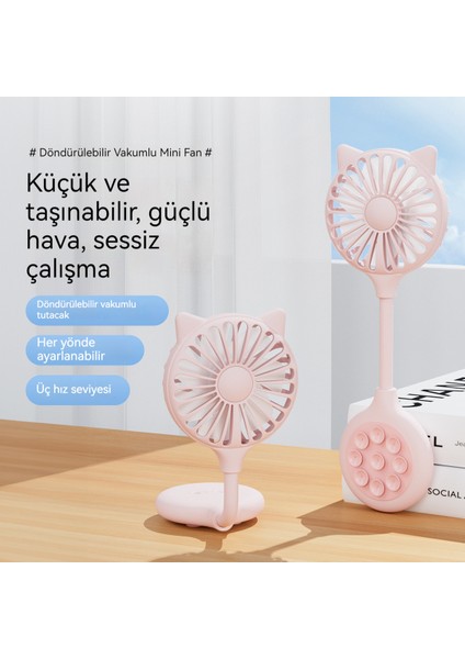 Tembel Masaüstü Mini Taşınabilir Açık Ev Küçük Fan (Yurt Dışından) indirimleri