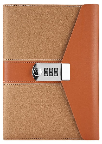 Kilitli Günlük Kalın Kod Defteri (Yurt Dışından)