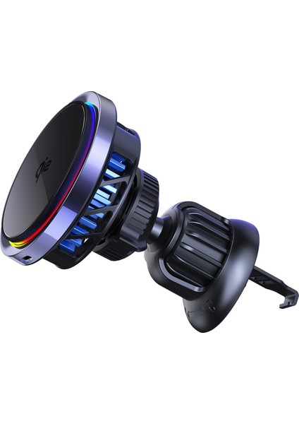 S23 Yarı Iletken Soğutma Qi2 15W Araç Hava Çıkışlı Telefon Manyetik Kablosuz Şarj Cihazı, Temperli Cam Panel (Yurt Dışından) fiyatları