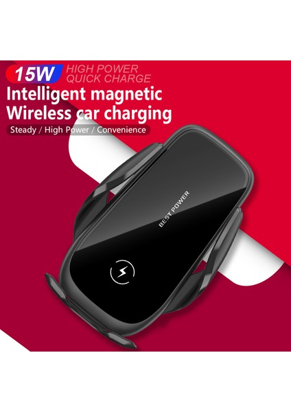 M11 15W Araç Cep Telefonu Kablosuz Şarj Cihazı 360 Derece Dönebilen Araç Montajı Gösterge Paneli/hava Menfezi Telefon Tutucu Şarj Cihazı iPhone 12/8/x/xs/samsung S9/s9+/s8 Için (Yurt Dışından) indirimleri