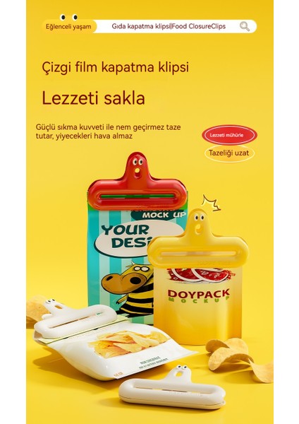 10 Adet Tırtıl Sızdırmazlık Klipsi Nem Geçirmez Atıştırmalık Sızdırmazlık Klipsi (Yurt Dışından) indirimleri