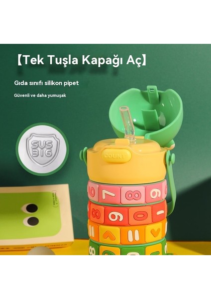 Çocuk Su Bardağı Yaratıcı Taşınabilir Büyük Kapasiteli Su (Yurt Dışından) fırsatları