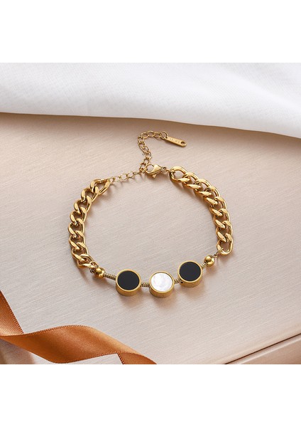 KUOFENG00157ÇIN Tarzı Fook Yapay Inci Hafif Lüks Kadın Bilekliği (Yurt Dışından) fiyatları