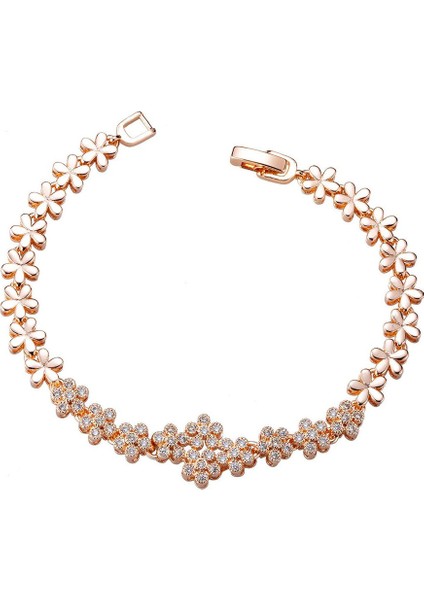 KUOFENG00165KADINLAR Için Sade, Içi Boş, Kalp Şeklinde, Ucu Açık Ayarlanabilir Bileklik (Yurt Dışından)