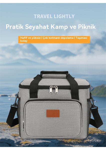 Açık Taşınabilir Isı Yalıtım Çantası Büyük Kapasiteli El Çantası (Yurt Dışından) fiyatları