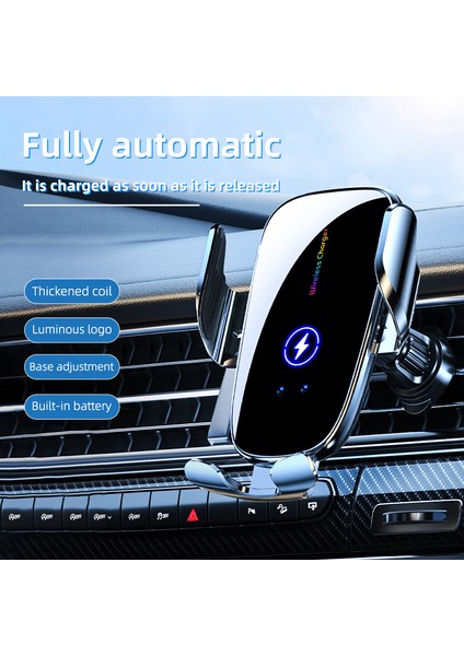 C5 Araç Havalandırma Menfezi Telefon Tutucu Kablosuz Telefon Şarj Cihazı Cep Telefonu Braketi-Gri (Yurt Dışından) modelleri