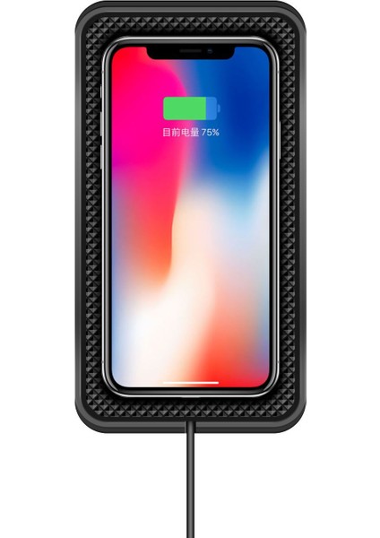 D3 20W Araç Kablosuz Şarj Cihazı 1 M Kablolu Hızlı Şarj Kaymaz Silikon Pedli Araçlar Için-Usb Girişi (Yurt Dışından) fırsatları