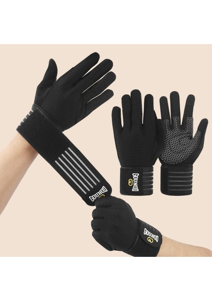 Gounod GL045 Tam Parmak Fitness Eldivenleri Nefes Alabilen Bilek Destekli Ağırlık Kaldırma Eldivenleri Xl Beden (Yurt Dışından) fiyatları