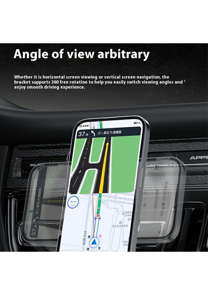 Wekome WP-U207 Kablosuz Araç Şarj Cihazı Tutucu Manyetik 15W Hızlı Şarj 360 Derece Dönebilen Havalandırma Menfezi Tutucu-Beyaz (Yurt Dışından) fırsatları