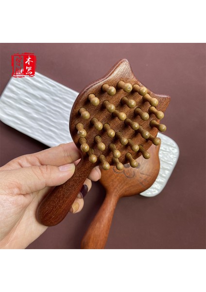 Sevimli Yavru Kedi Şekilli Sandal Ağacı Tırnak Tarak (Yurt Dışından) modelleri