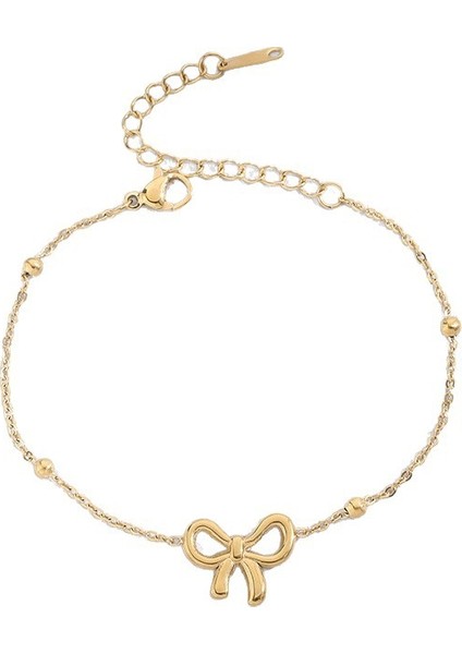 KUOFENG0046 Paslanmaz Çelik Vintage Dümen Kadın Bilekliği (Yurt Dışından)