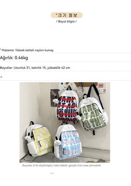 Omuz Büyük Kapasiteli Hafif Yük Azaltma Öğrenci Çantası (Yurt Dışından) fırsatları